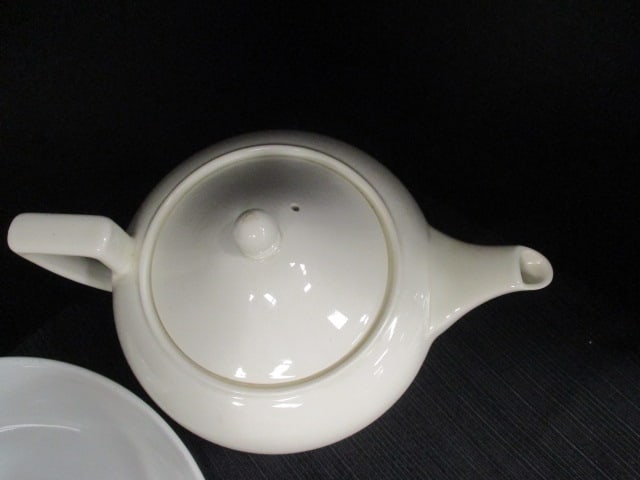 White Dinnerware Misc.-Wedgwood Teapot, etc. - 3