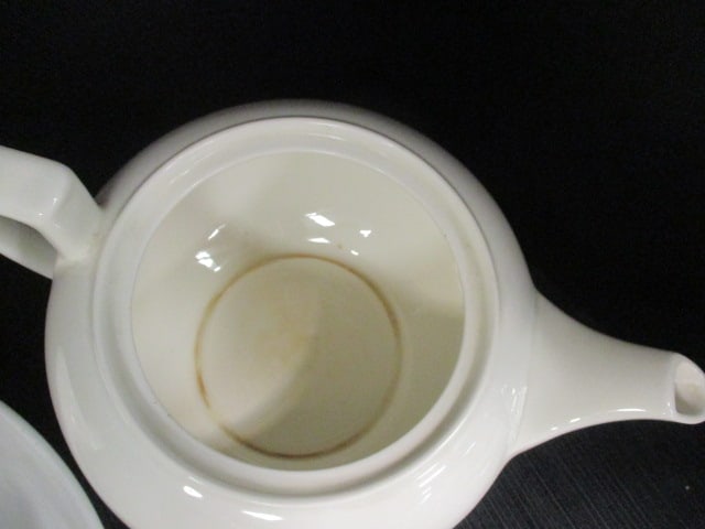 White Dinnerware Misc.-Wedgwood Teapot, etc. - 4