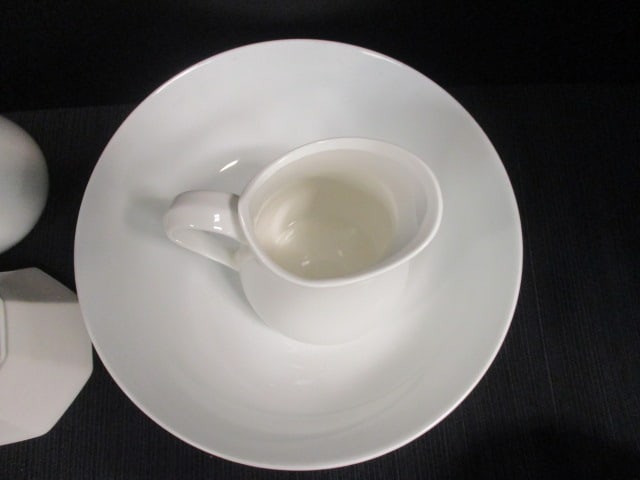 White Dinnerware Misc.-Wedgwood Teapot, etc. - 7