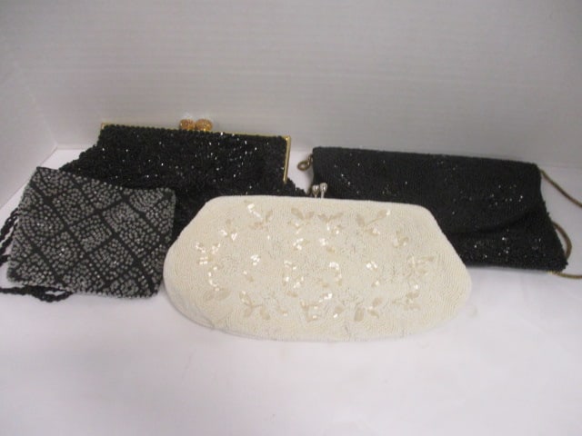 La Regale, Walborg, Pierre Urbach Beaded Evening Bags: .