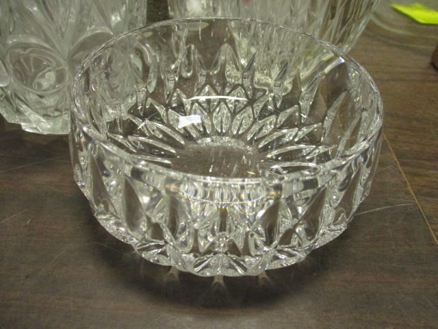 Cut Glass & Pressed Glass Serving Pieces - 2