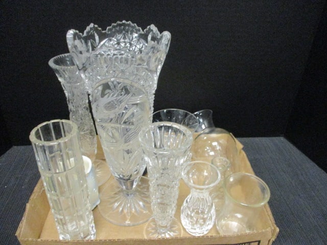 Glass Vases Grouping: see all pictures