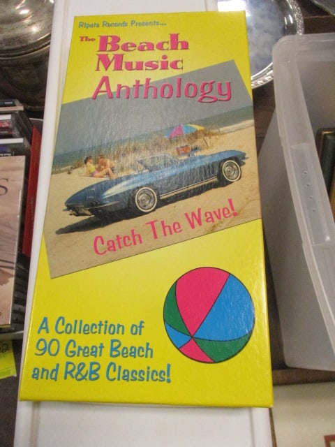 Storage Box, His Masters Voice Tin, Beach Music CD Set, & - 4