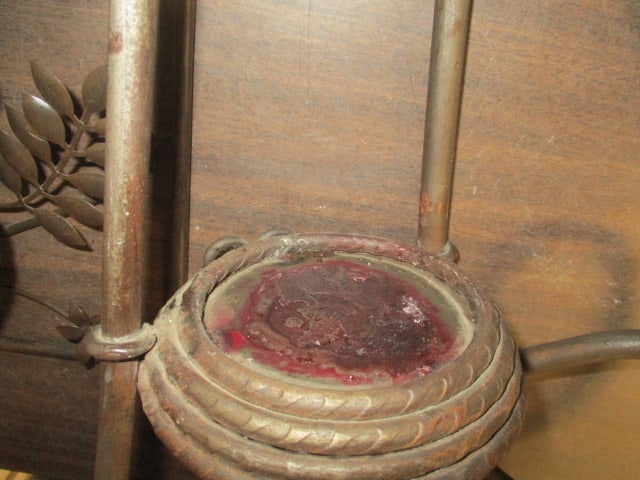 2 Metal Wall Candle Wall Sconces for Candles - 5