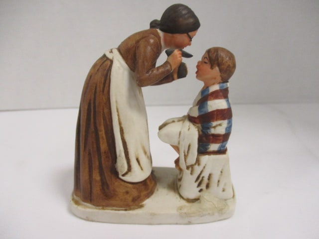 Norman Rockwell 'Take Your Medicine' 3 1/2" Figurine - 3