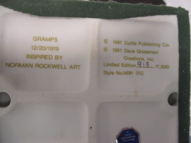 Norman Rockwell Dave Crossman Ltd. Ed. 1991 Figurine - 4