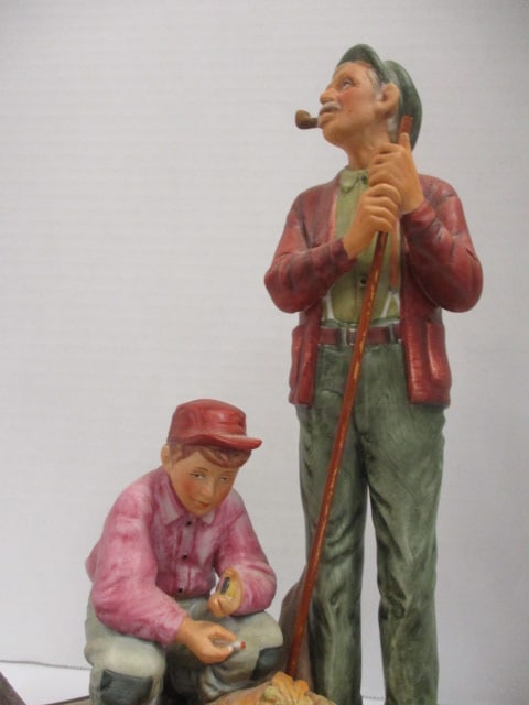 Norman Rockwell Gorham Fall Pensive Pals Figurine - 2