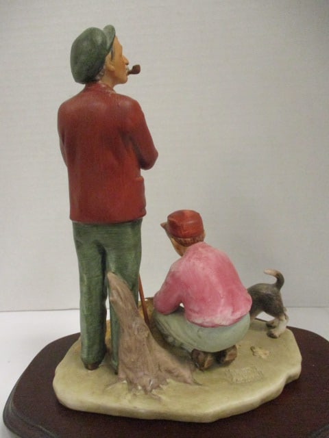 Norman Rockwell Gorham Fall Pensive Pals Figurine - 3