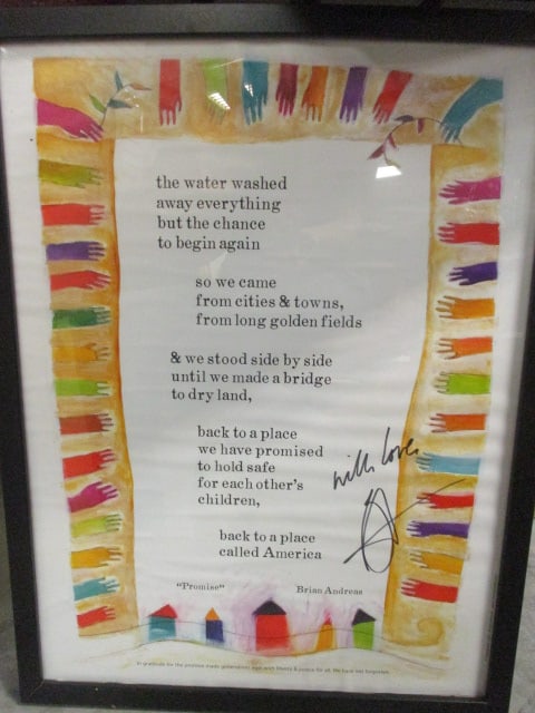 Brian Andreas signed/framed Poster: 20 x 26