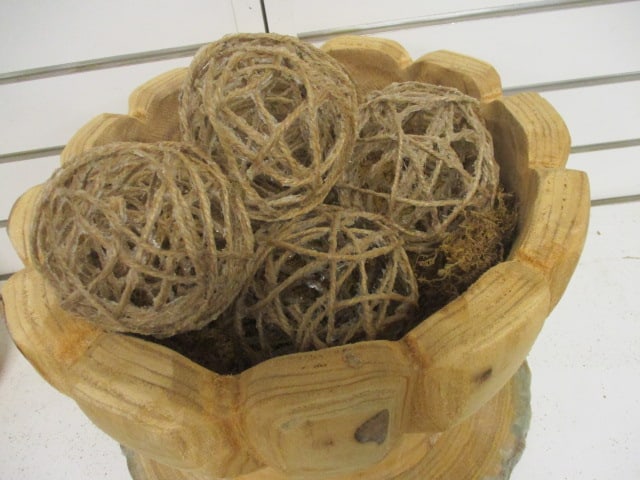 Wood Base & Lotus Shape Bowl - 2