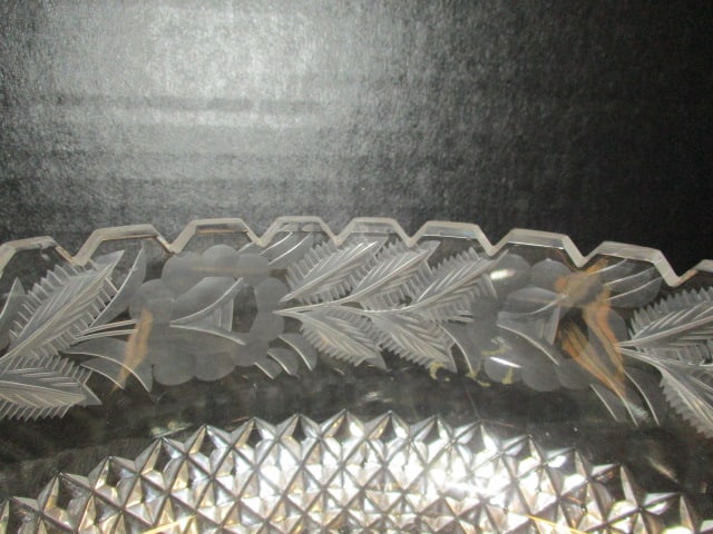 Lead Crystal Cut Glass Bowl - 3
