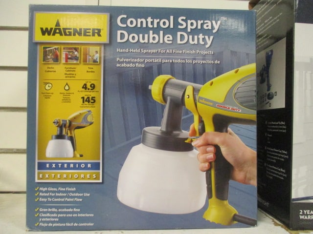 Wagner Control Spray Double Duty Paint Sprayer: .