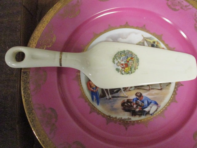 Harker Pottery 10" Plate, Western Germany 10" Plate, & - 5