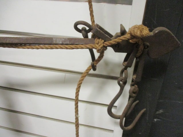 Antique Hanging Steelyard Scale or Sliding Weight Beam Scale - 2