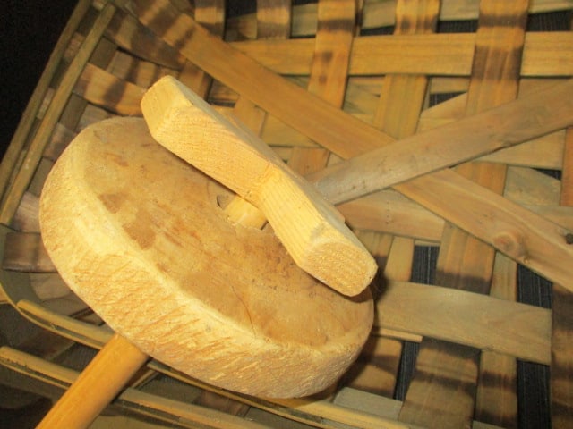 2 Wood Slat Baskets & Wood Dasher - 2