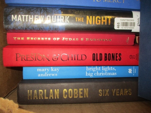 3 Boxes of Books-Diane Capri, Dan Brown, David Baldaci, etc. - 5