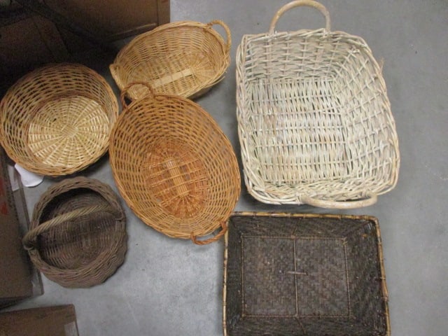 Large Grouping of Various Size Baskets - 2