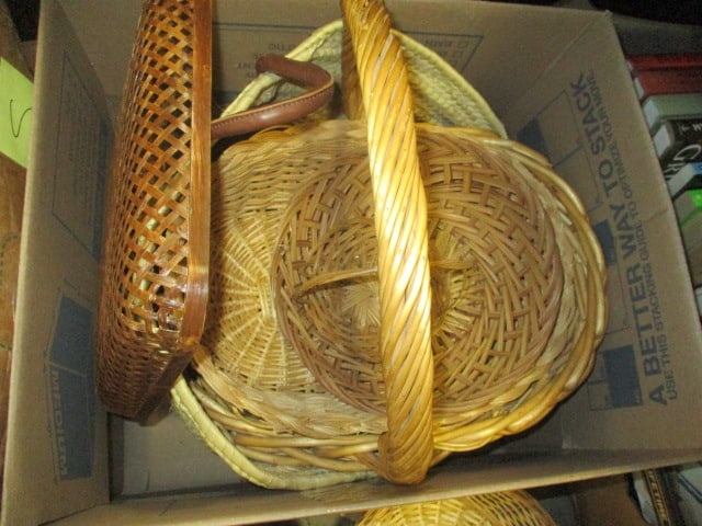 Large Grouping of Various Size Baskets - 3