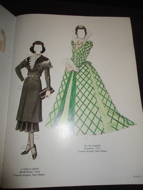 Tom Tierney 'Vivien Leigh' Paper Dolls in Full Color - 2