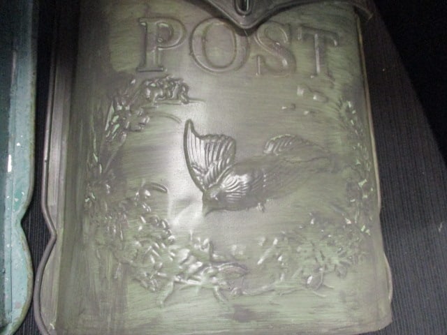 Vtg. Style Decorative Wall Mount Metal Post Box (Lot of 2) - 2