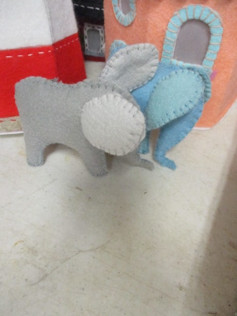 Felt Village & Animals Grouping - 2