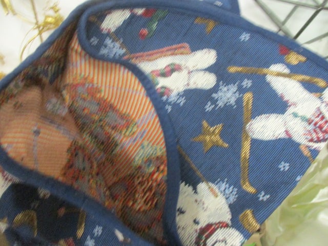 Snowman (Lot of 2) Table Runners, Christmas Tree Skirt, & - 3