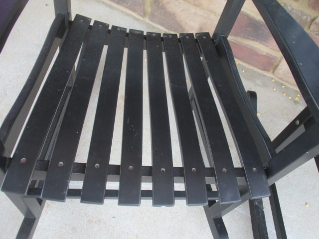 2 Black Porch Rocking Chairs - 2