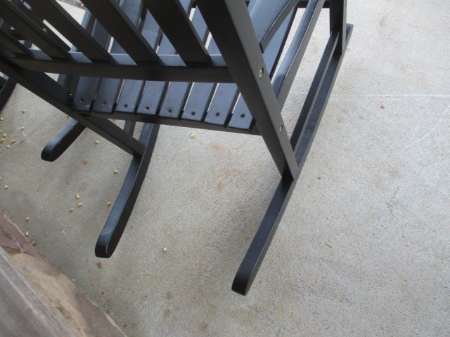 2 Black Porch Rocking Chairs - 4