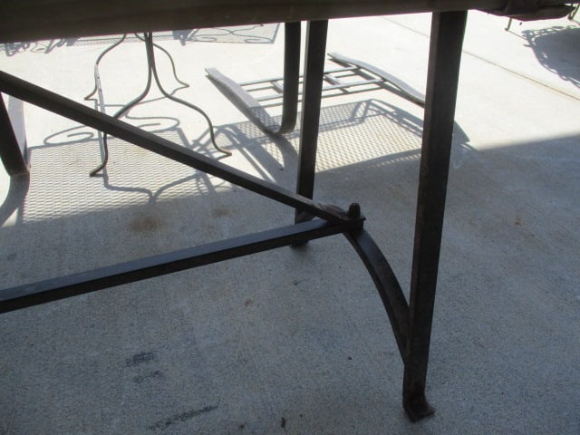 Wood & Metal Rustic Table - 2