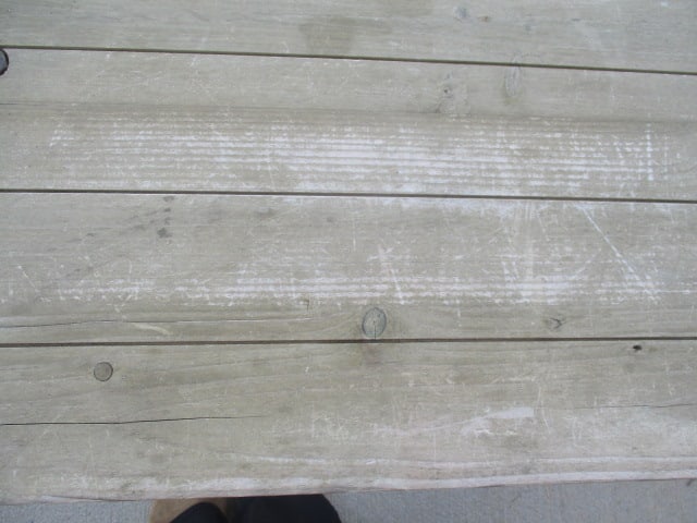 Wood & Metal Rustic Table - 4
