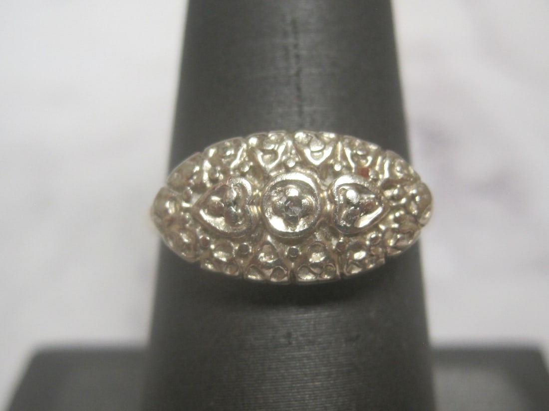 14k Gold Antique Princess Ring: Weighs 2.9 grams, Size 8