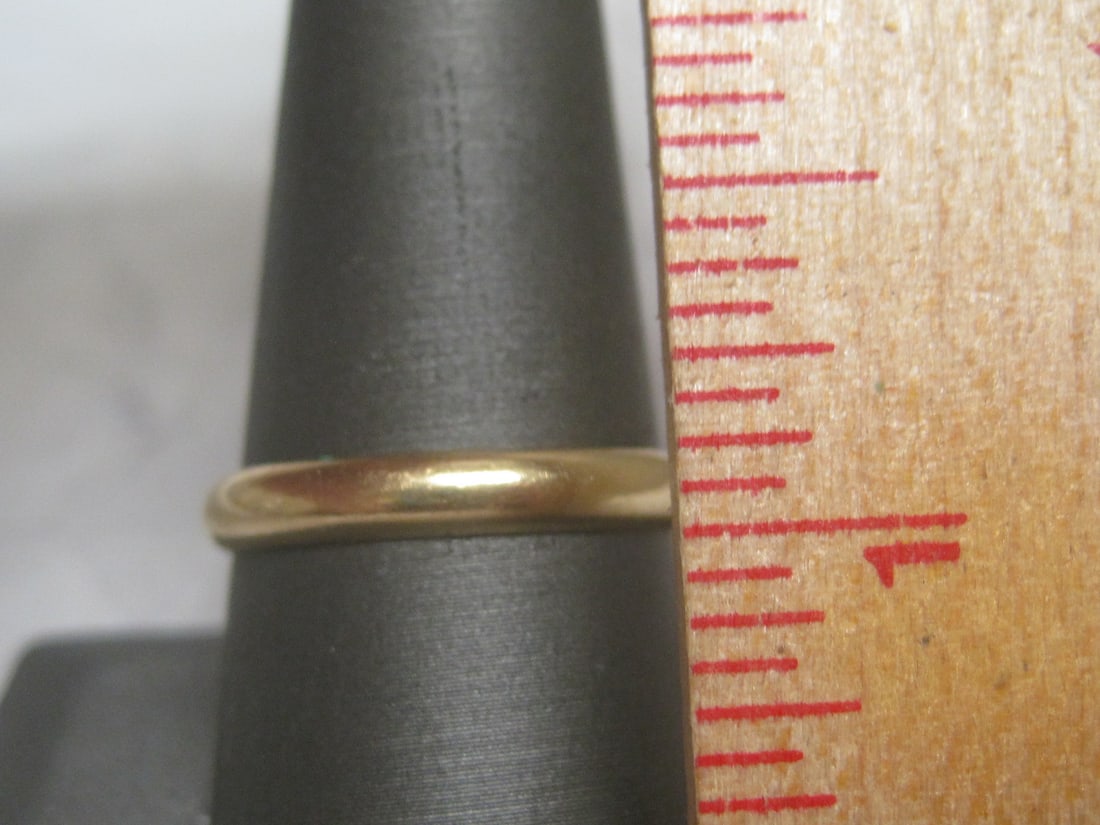 14k Gold Band Ring - 2