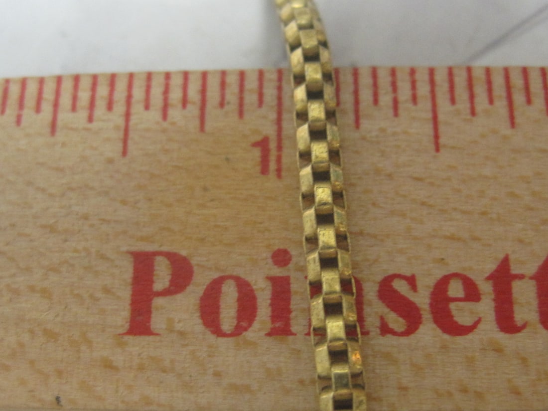 18" Sterling Silver Vermeil Necklace - 4