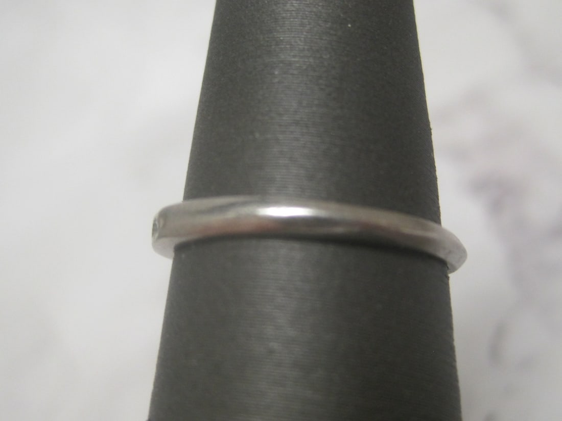 Platinum Diamond Band Ring - 2
