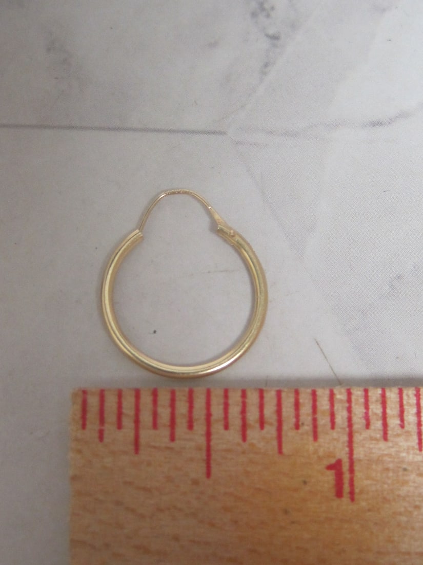 14k Gold Hoop Earrings - 3