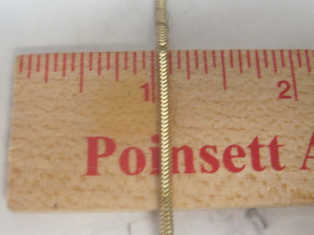 24" Sterling Silver Vermeil Snake Chain - 4