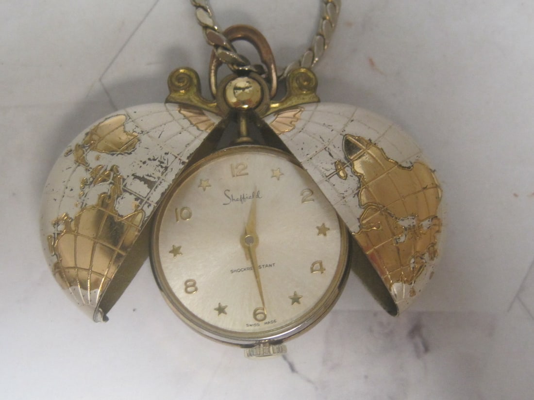 Vintage Sheffield Shock Resistant Globe Case Watch - 2