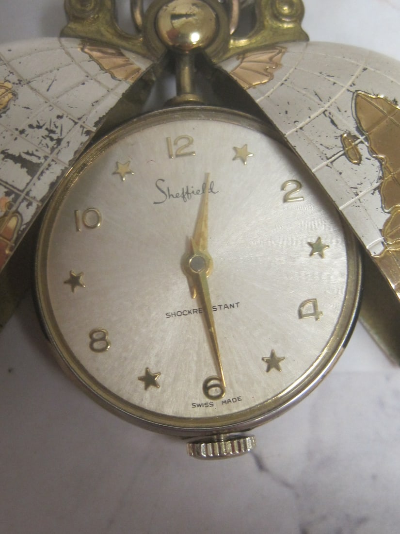 Vintage Sheffield Shock Resistant Globe Case Watch - 3
