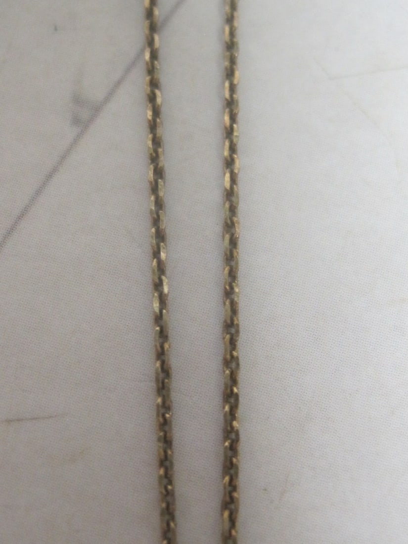Sterling Silver Vermeil Tiger Paw Pendant on 20" Sterling Silver Vermeil Chain - 3