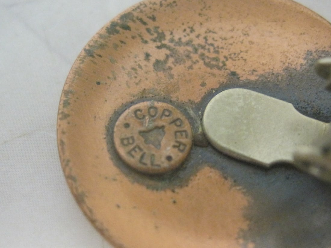 Mid-Century Copper Swirl Clip Earrings by Copper Bell Co. - 4