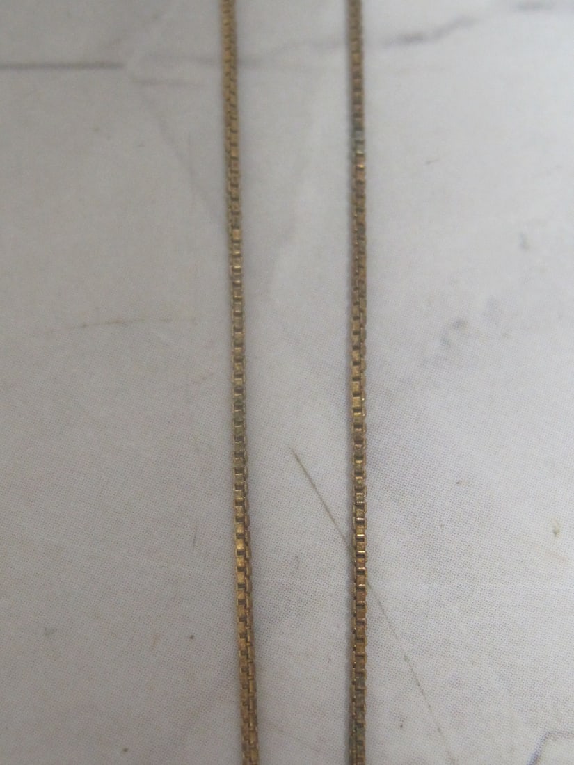 Sterling Silver Floating Heart with CZ Stones Pendant on 18" Sterling Silver Vermeil Chain - 3