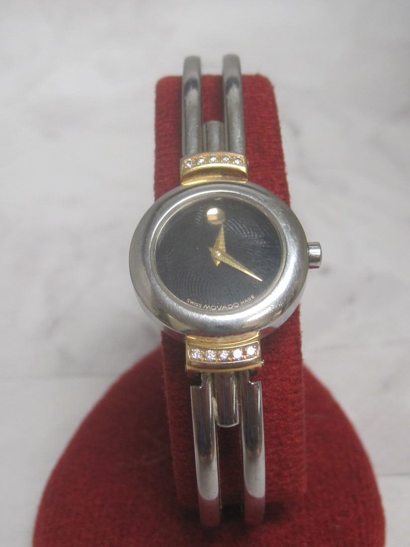 Movado Ladies Watch with Diamond Accents: .