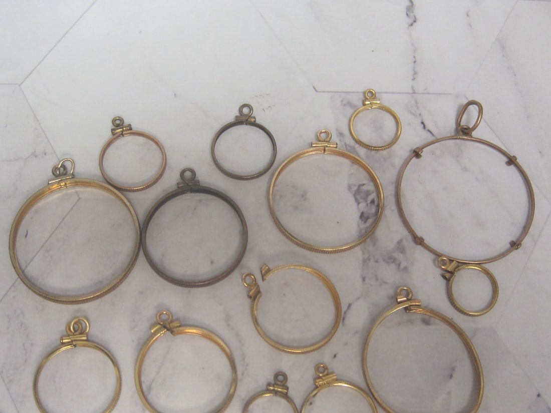Lot of Gold-Filled Bezels - 2