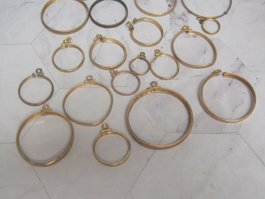 Lot of Gold-Filled Bezels - 3