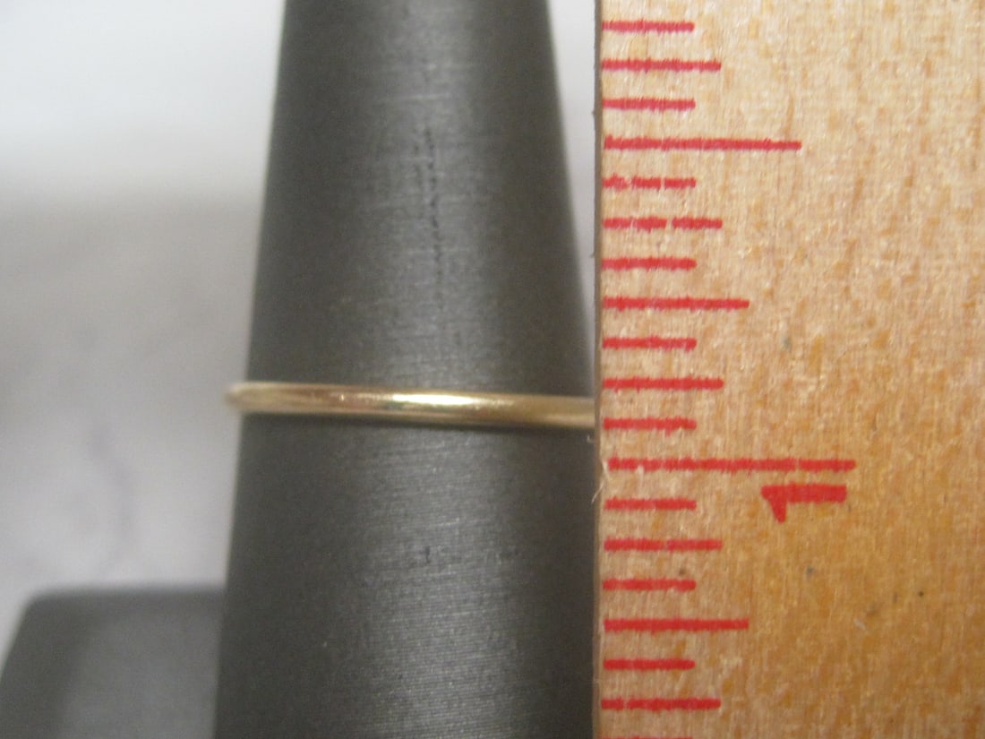 14k Gold Band Ring - 2