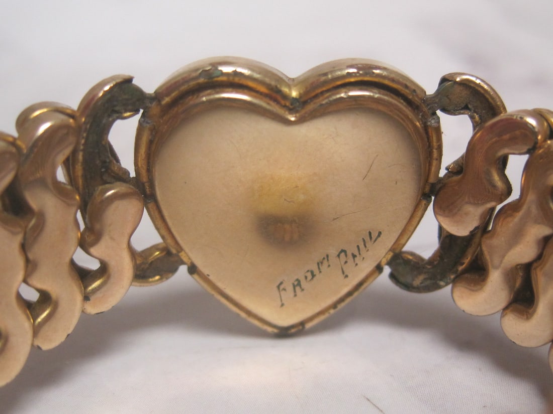 Antique Pitman & Keeler Sweetheart Expansion Bracelet - 4