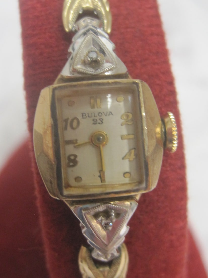 Antique Bulova 10k Rolled Gold Plate Ladies Watch - 2