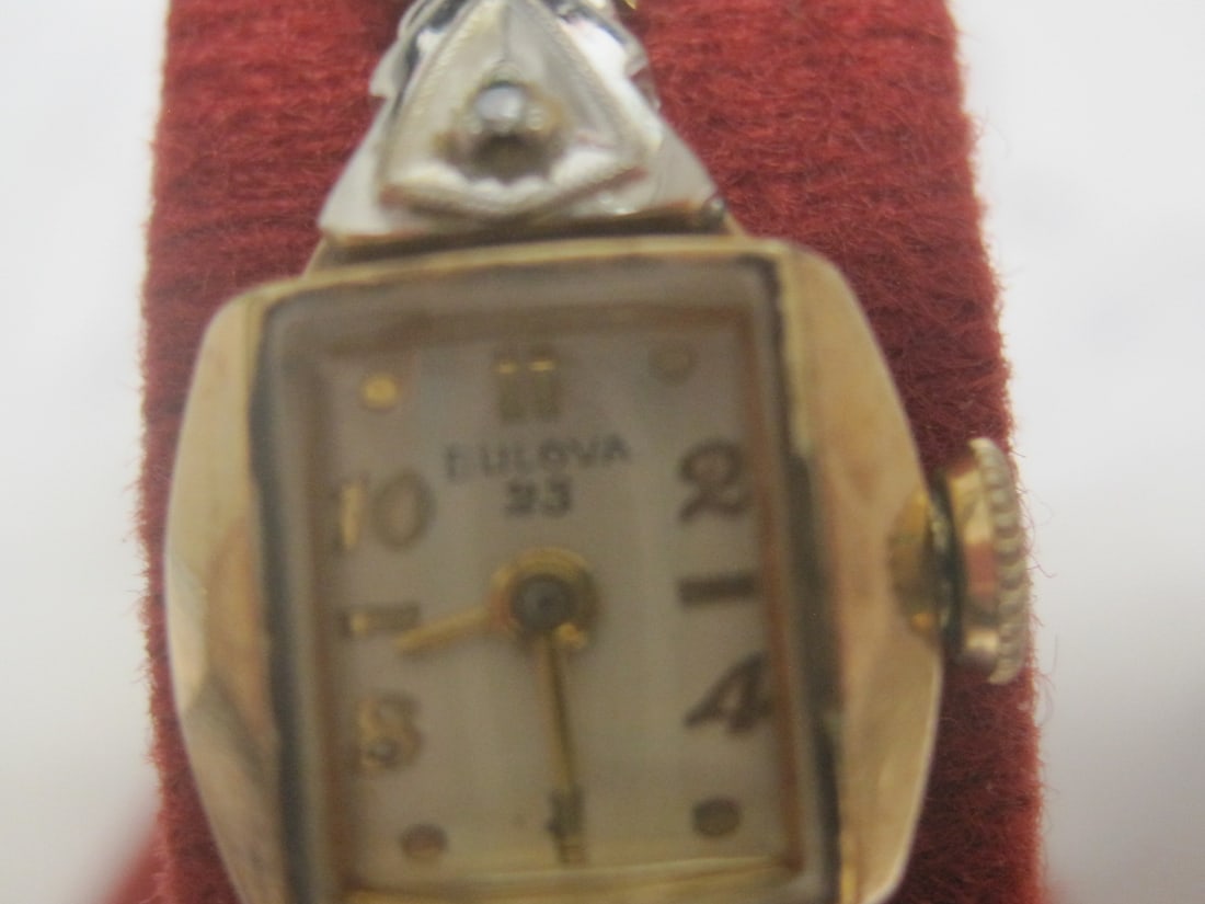 Antique Bulova 10k Rolled Gold Plate Ladies Watch - 3