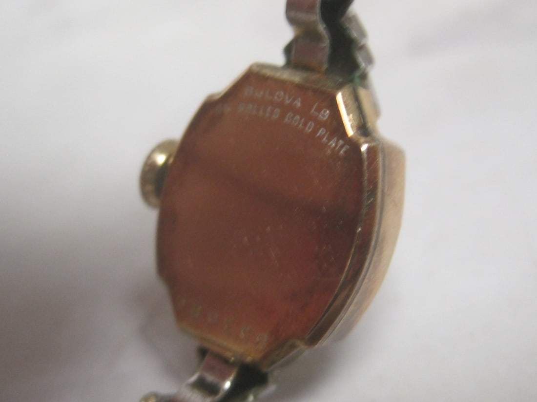 Antique Bulova 10k Rolled Gold Plate Ladies Watch - 5
