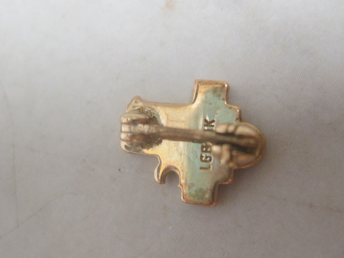 10k Gold McCormick Lapel Pin - 2